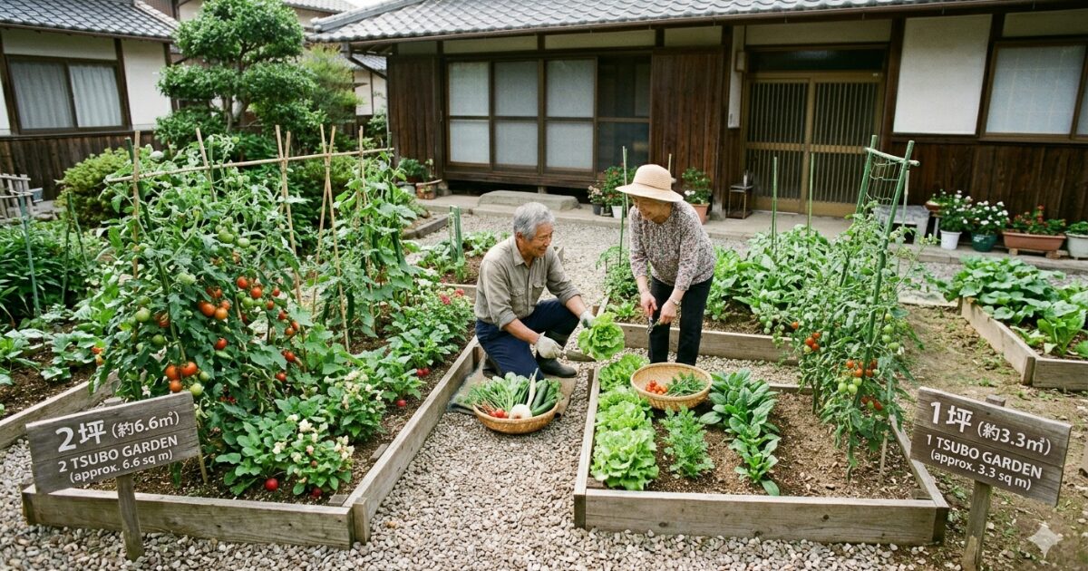 1坪と２坪の違いのイメージ図