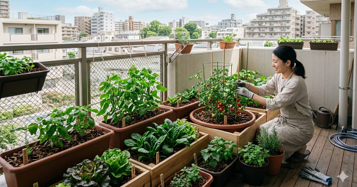 【保存版】ベランダ家庭菜園を成功させる秘訣！プランターを清潔に保つ管理術と効果的な虫よけ対策のイメージ図