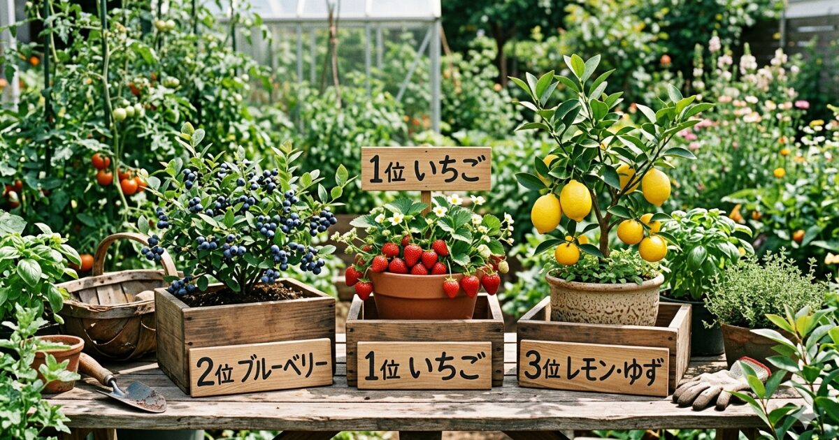 家庭菜園で人気の秘密とおすすめ野菜ランキングのイメージ図