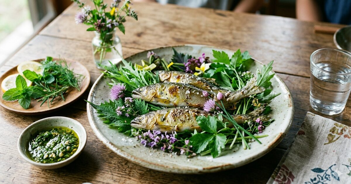 ハーブ料理のイメージ図