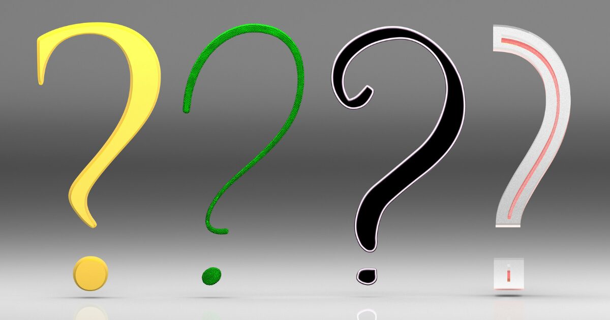 はてなマークのイメージ図