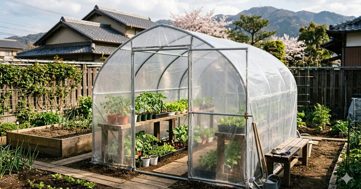 家庭菜園ビニールハウスの作り方と費用を徹底解説！小型自作のコツから 