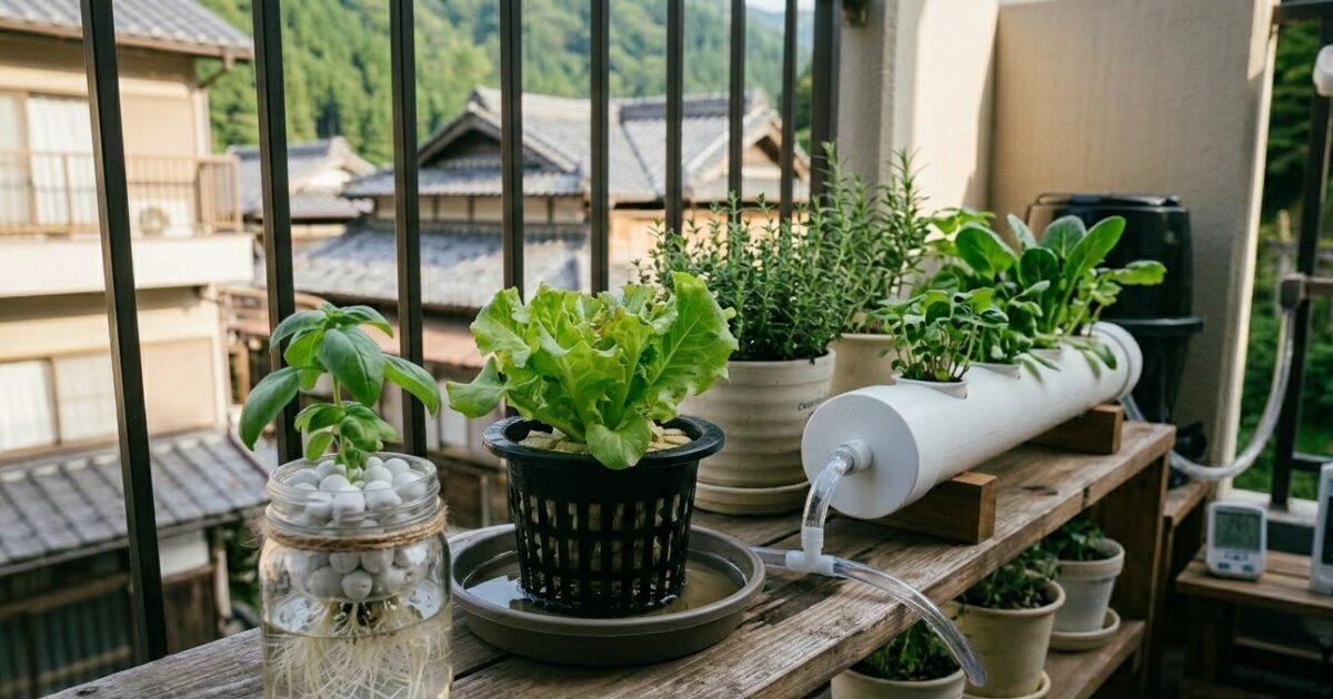 水耕栽培の容器のイメージ図