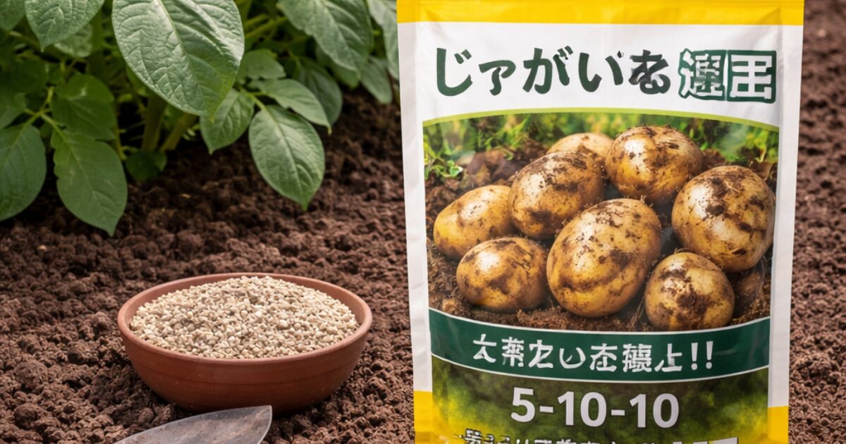 ジャガイモの肥料イメージ図