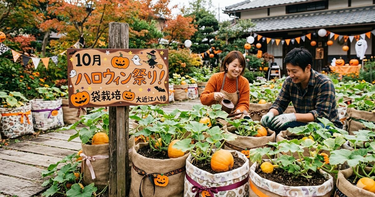 10月のイベントハロウィンのイメージ図
