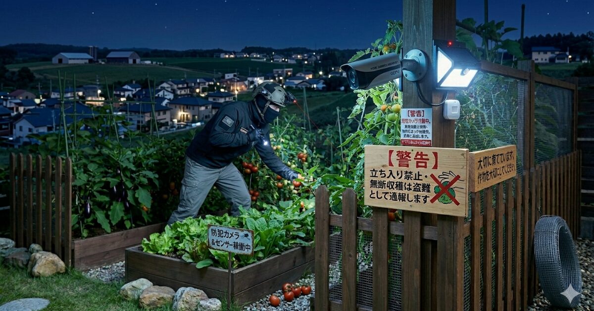 野菜泥棒のイメージ図
