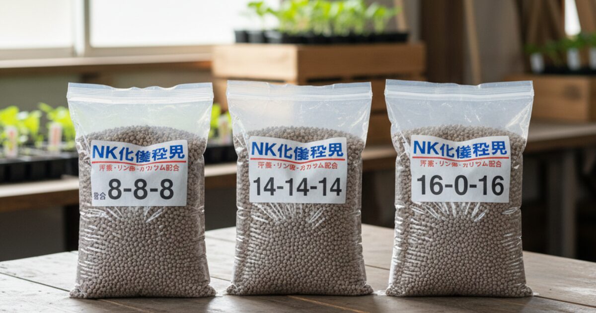 NK肥料の種類イメージ図