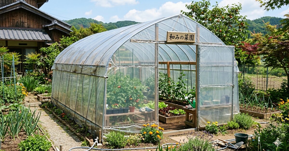 家庭菜園向けビニールハウスおすすめランキング！失敗しない選び方と設置のコツのイメージ図