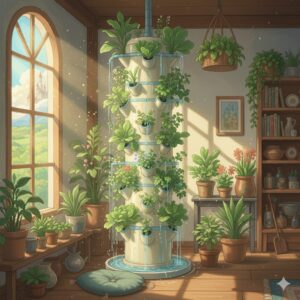 【DIY簡単】初心者向け水耕栽培タワーの作り方！安くておしゃれな自作方法を徹底解説