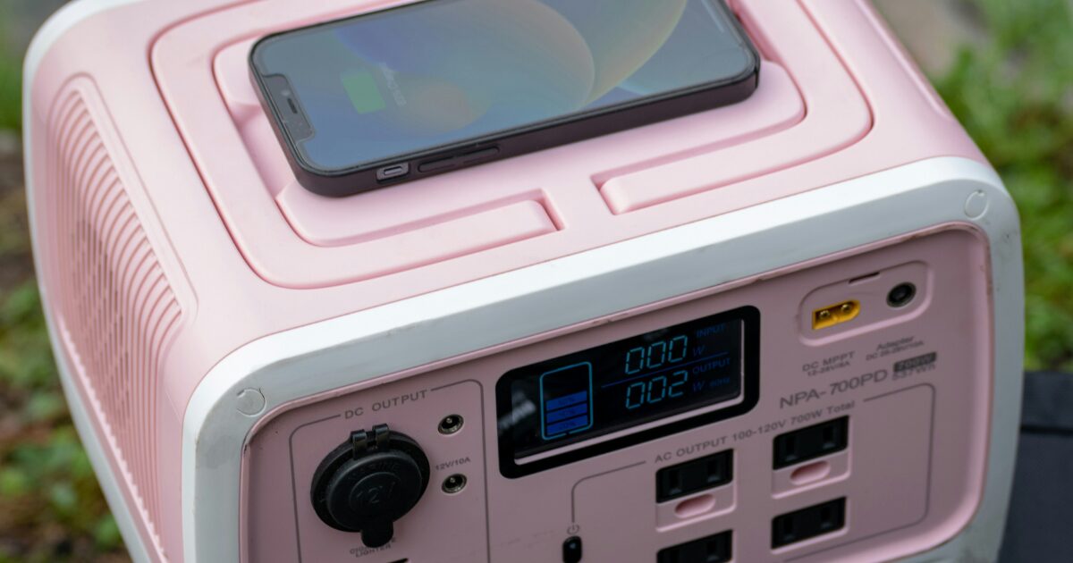 ポータブル電源の写真