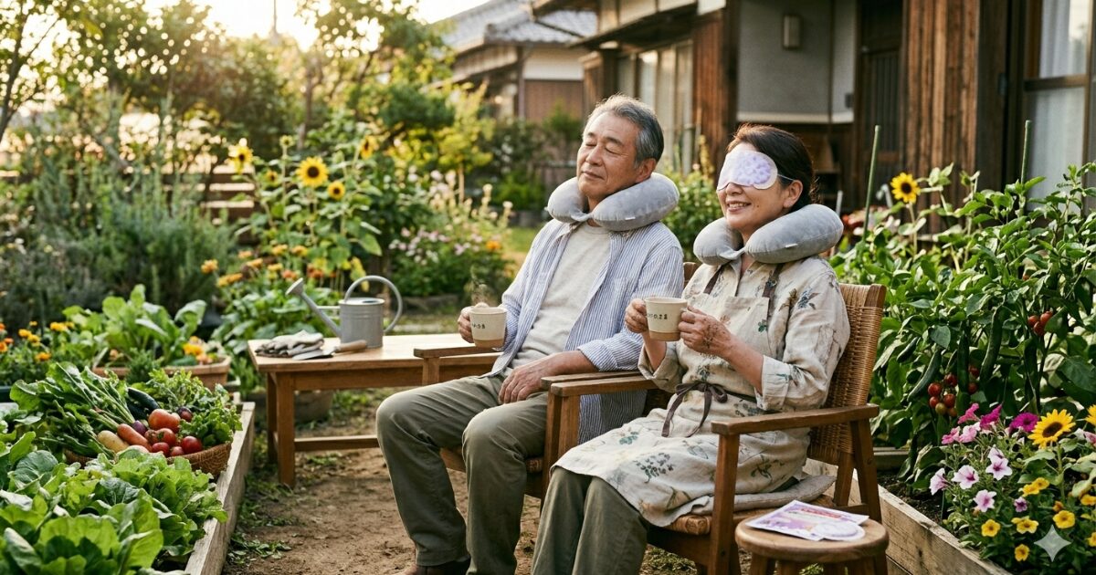 家庭菜園や仕事後に使いたい疲労回復グッズプチプラ｜癒しとリラックスを叶える人気アイテムのイメージ図