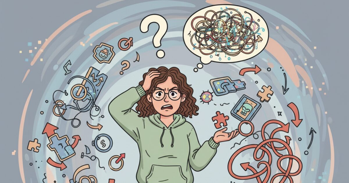 困ったときのイラストイメージ図