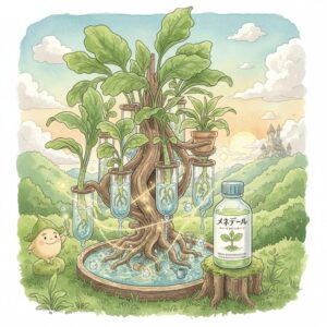水耕栽培におけるメネデールの効果と正しい使い方：観葉植物や野菜を健康に育てるための完全ガイド